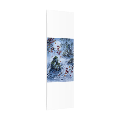 Rock Garden Autumn Canvas Art | Zen Tranquil Design