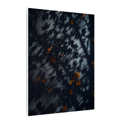 Autumn Shadow Play Shadow Zen Canvas Art | Atmospheric Decor