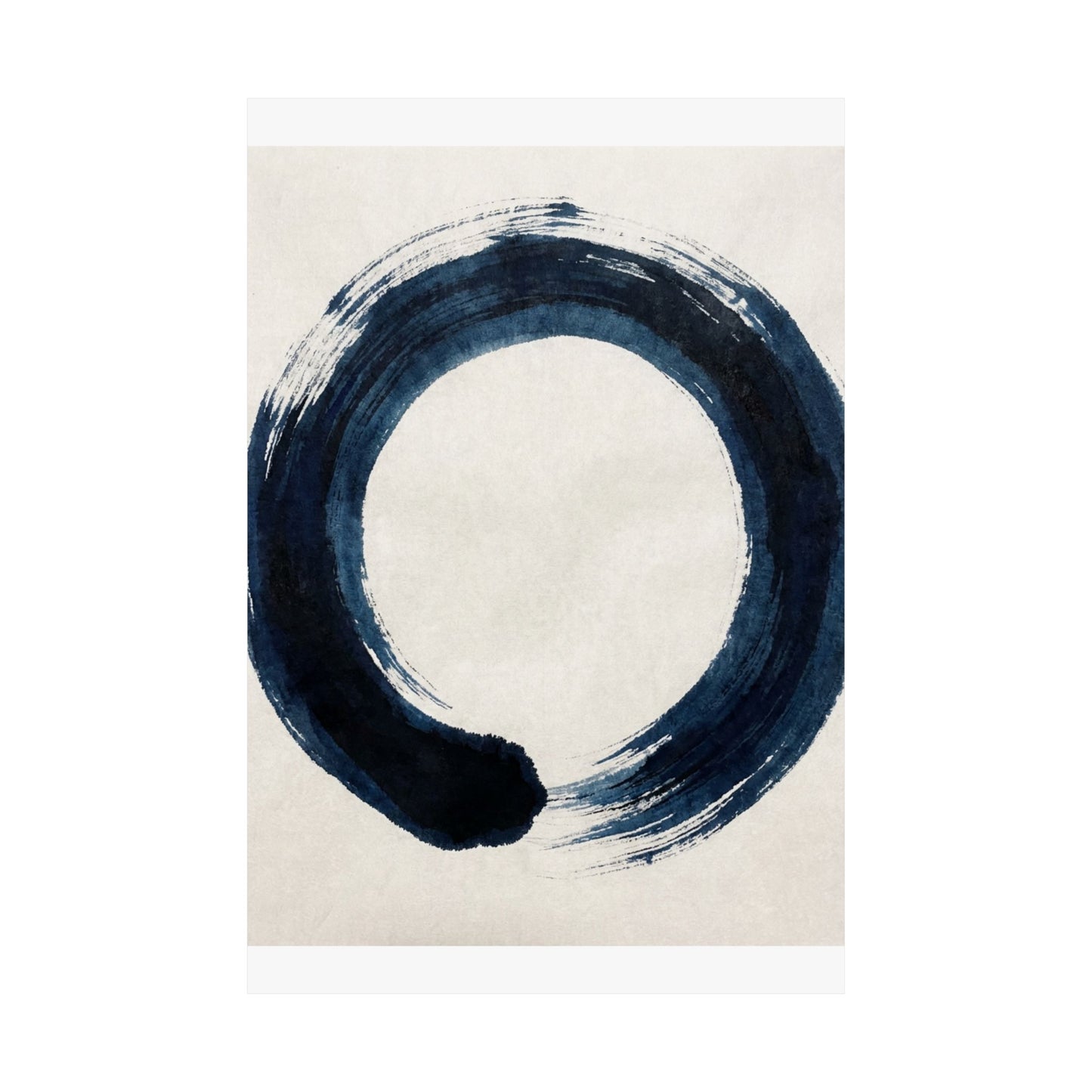 Balanced Meditation Zen Enso Wall Art Print