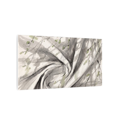 Silk Drape Spring Canvas Art | Zen Contemplative Design