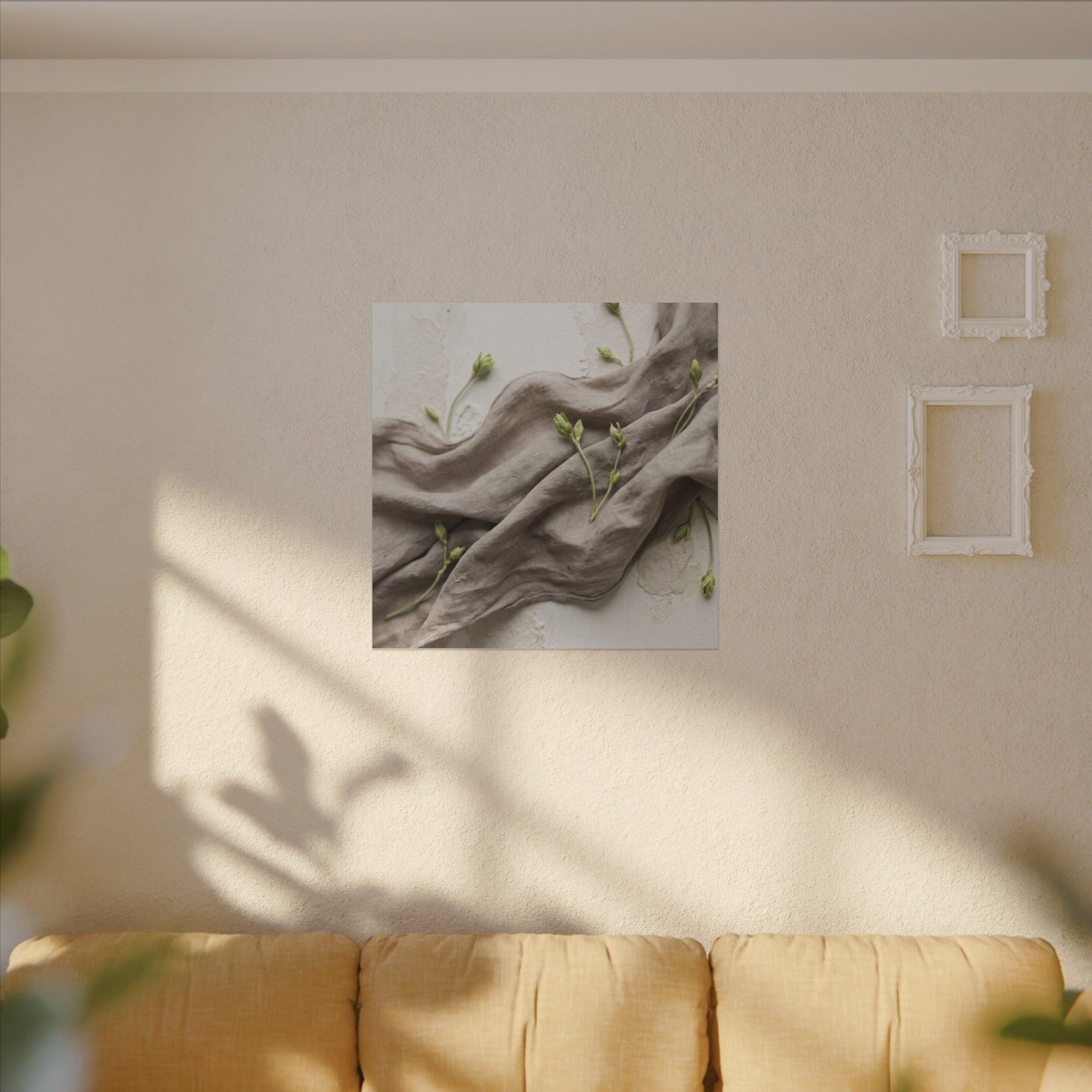 Overcast Silk Drape Canvas Art - Japandi Ma