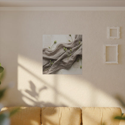 Overcast Silk Drape Canvas Art - Japandi Ma