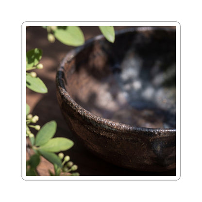 Fukinsei Ceramic Bowl Sticker - Dark Japandi Shadow Zen