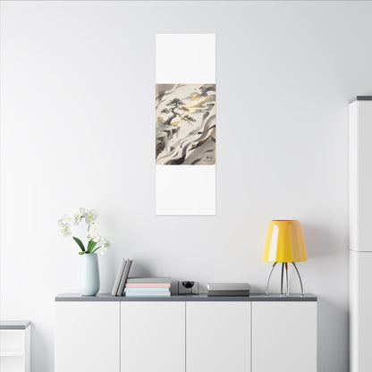 Golden Hour Pine Tree Canvas Art - Japandi Seijaku