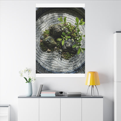 Zen Ceramic Bowl in Dappled | Karesansui Canvas Art