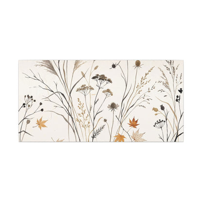Dawn Dried Flowers Canvas Art - Japandi Kanso