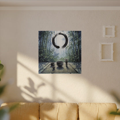 Seijaku Tea Ceremony Canvas Art - Zen Enso