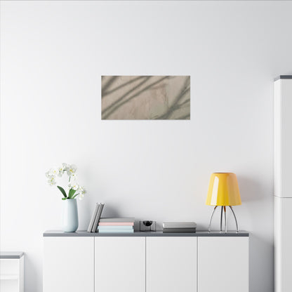 Shadow Play Japanese Pattern Canvas Art | Warm Japandi Art