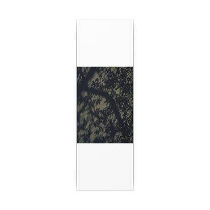 Atmospheric Shadow Play Canvas Art - Moody Minimal Dark Japandi