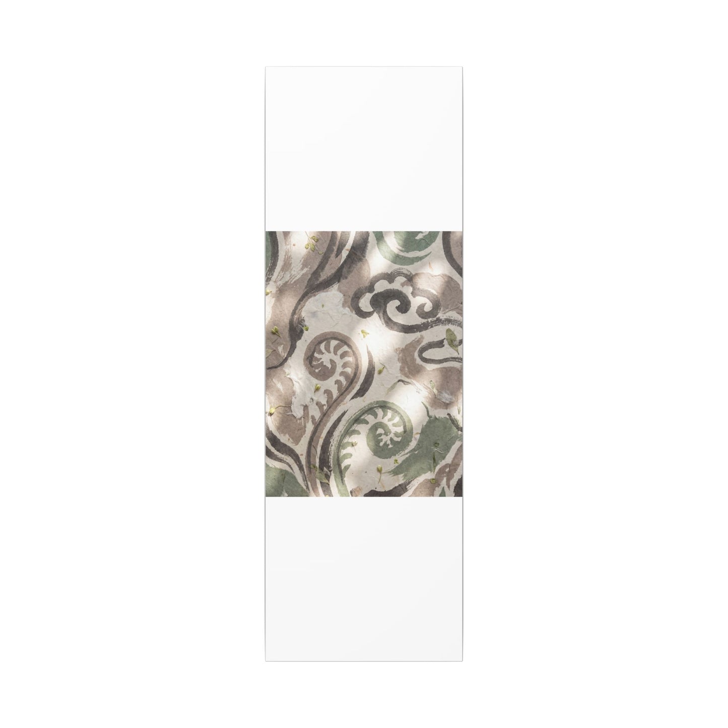 Dappled Ink Brushstroke Canvas Art - Japandi Ma