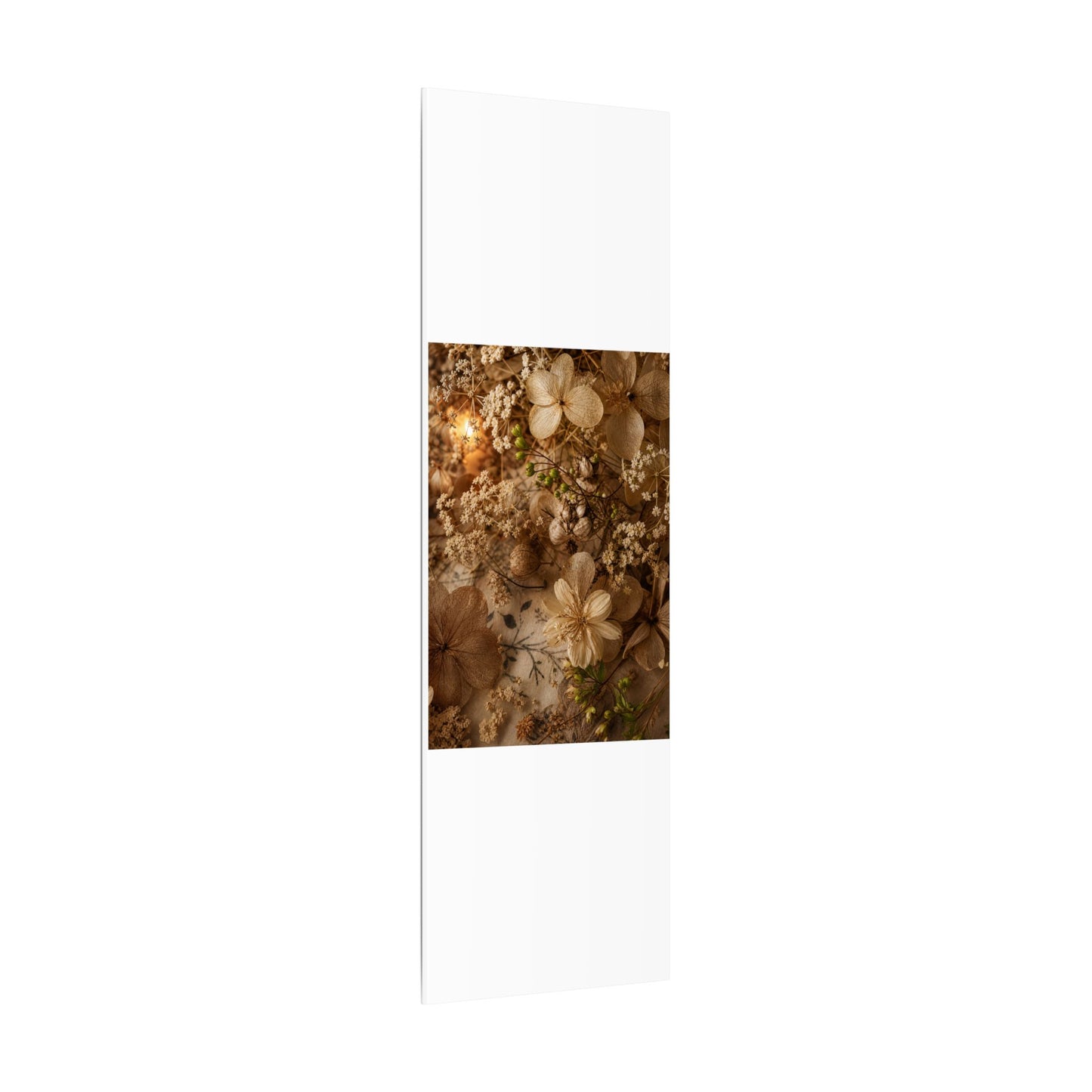 Spring Dried Flowers Japanese Pattern Canvas Art | Earthy Decor