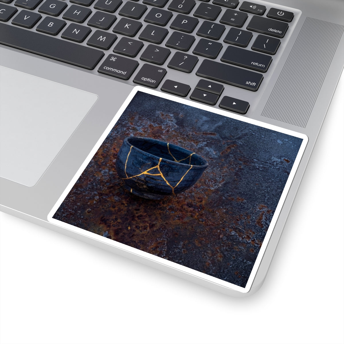 Beautiful Rust Patina Sticker - Gold Repair Kintsugi