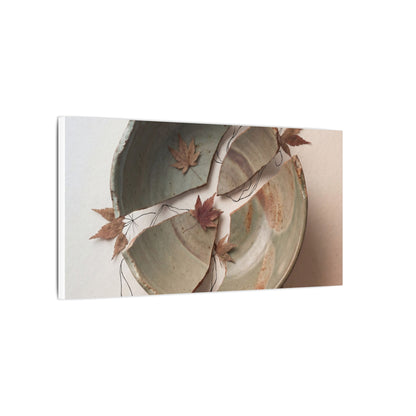 Dawn Ceramic Bowl Canvas Art - Japandi Fukinsei