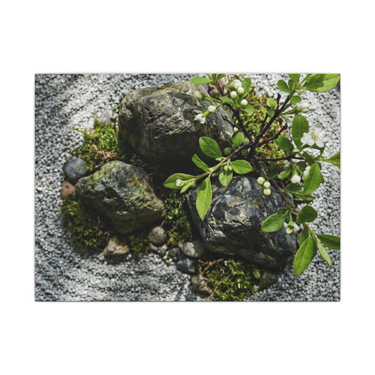 Zen Ceramic Bowl in Dappled | Karesansui Canvas Art