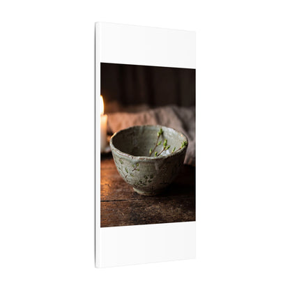 Ceramic Bowl Spring Canvas Art | Japandi Neutral Design