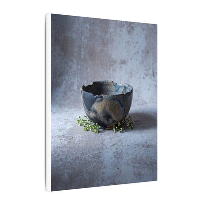 Ceramic Bowl Spring Canvas Art | Japandi Warm Design