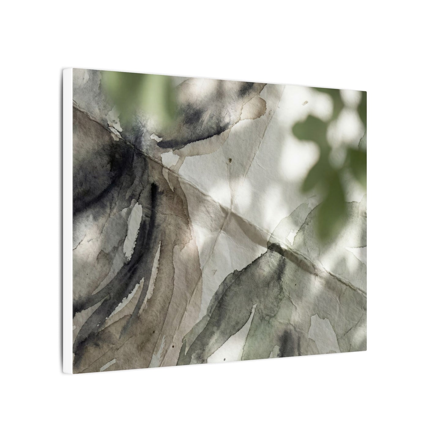 Spring Paper Fold Watercolor Canvas Art | Warm Decor