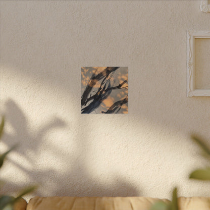 Datsuzoku Ink Brushstroke Canvas Art - Dark Japandi Shadow Zen