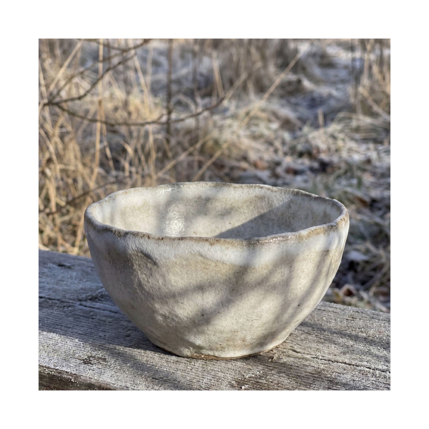 Elegant Ceramic Bowl Wall Art Print - Texture Japandi