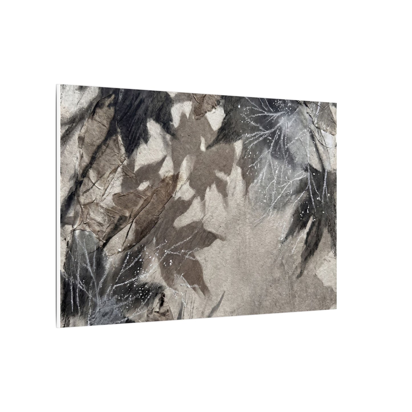 Shadow Play Texture Canvas Art | Cozy Japandi Art