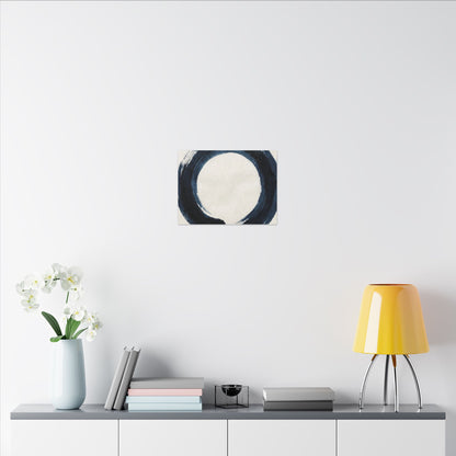 Balanced Meditation Zen Enso Canvas Art