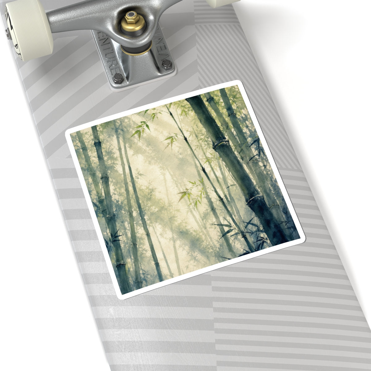 Spring Bamboo Grove Sumi E Sticker | Serene Decor