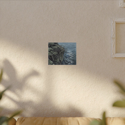 Pine Tree Spring Canvas Art | Japandi Neutral Design