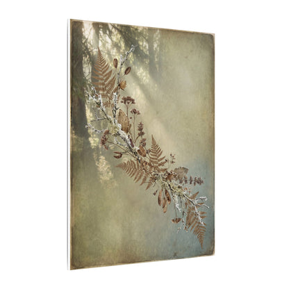 Winter Dried Flowers Forest Whimsy Canvas Art | Earthy Decor