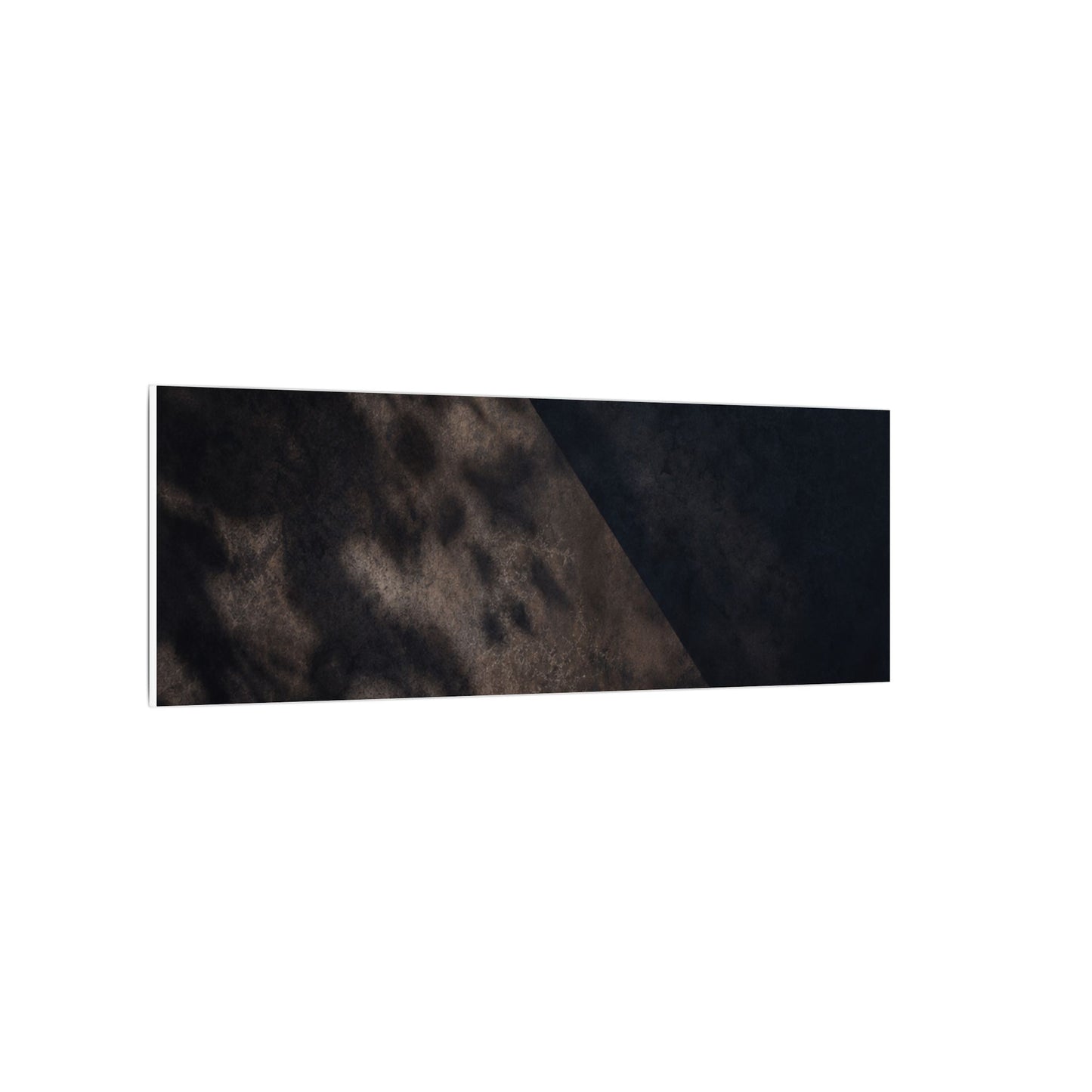 Shadow Play Winter Canvas Art | Dark Japandi Moody Design