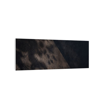 Shadow Play Winter Canvas Art | Dark Japandi Moody Design