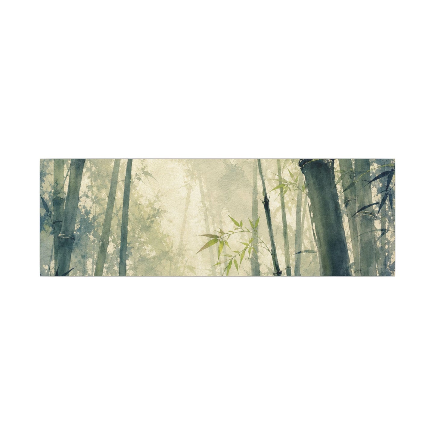 Bamboo Grove Spring Canvas Art | Zen Serene Design
