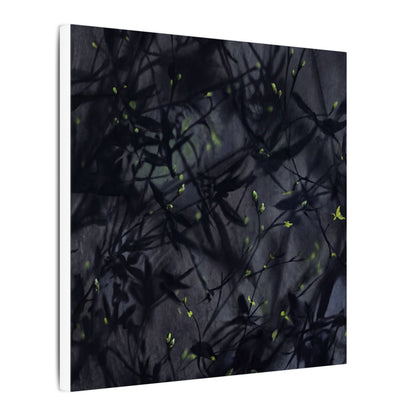 Shadow Play Spring Canvas Art | Dark Japandi Atmospheric Design