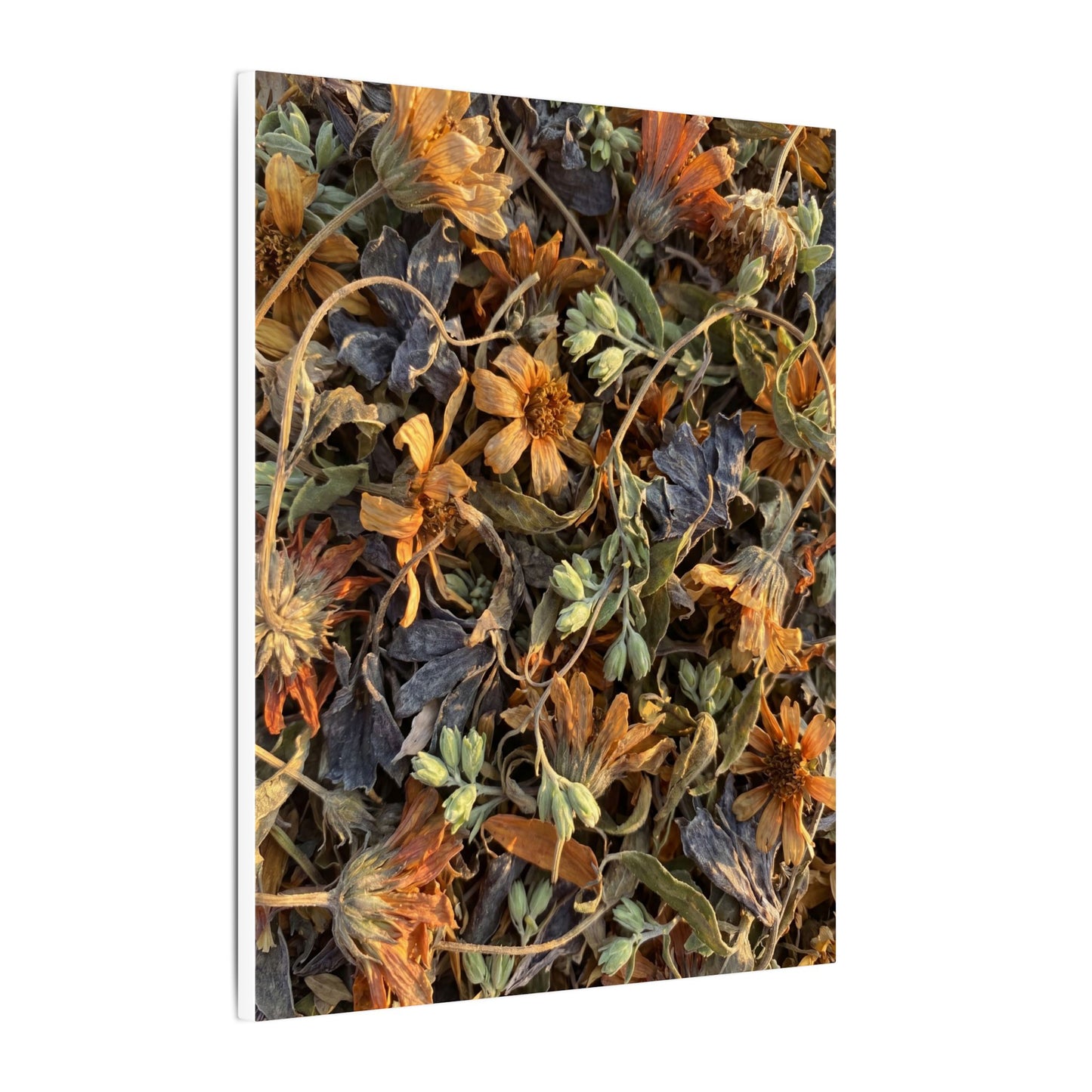 Spring Dried Flowers Japanese Pattern Canvas Art | Warm Decor