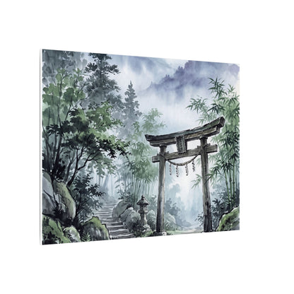 Moonlight Torii Gate Canvas Art - Zen Fukinsei