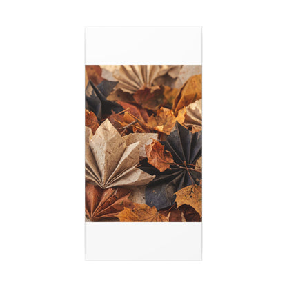 Paper Fold Texture Canvas Art | Elegant Japandi Art