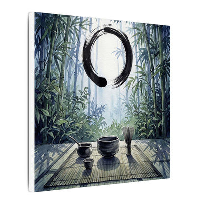 Seijaku Tea Ceremony Canvas Art - Zen Enso