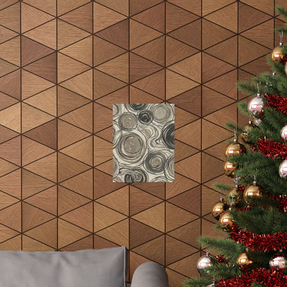Wabi-sabi Pattern Japandi Japanese Pattern Wall Art Print