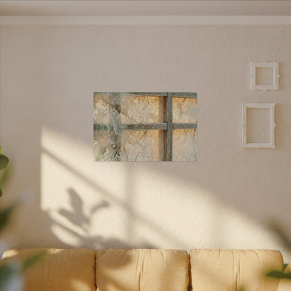 Winter Shoji Screen Watercolor Canvas Art | Elegant Decor