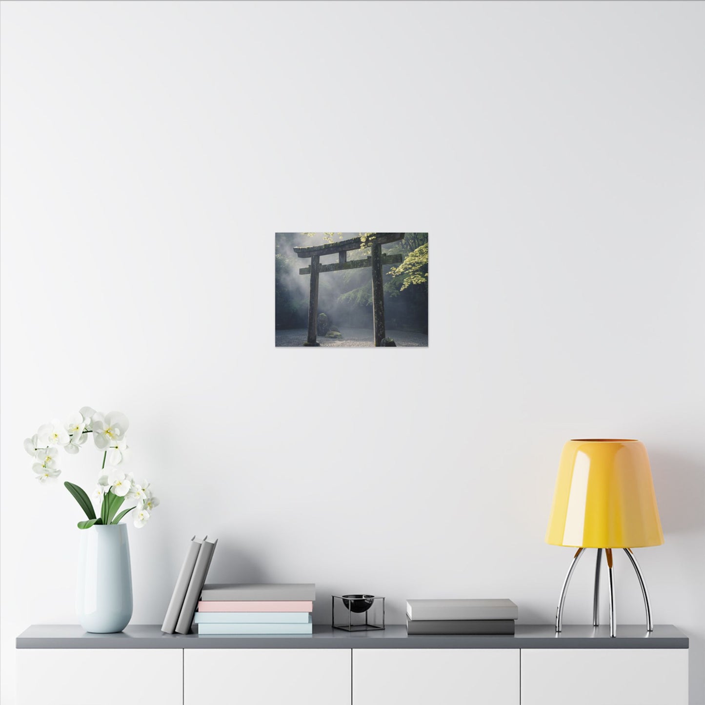 Torii Gate Canvas Art | Spring Zen Karesansui Art