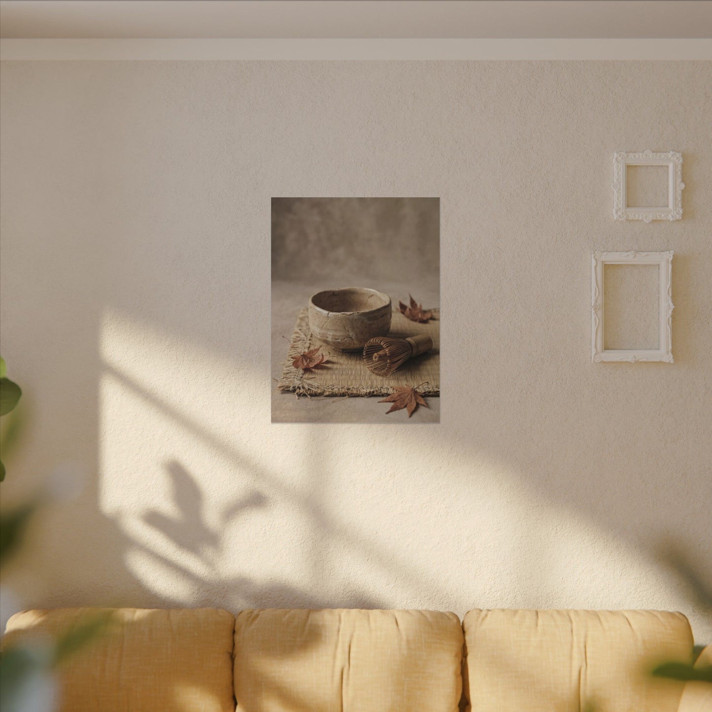 Ma Tea Ceremony Canvas Art - Japandi Texture