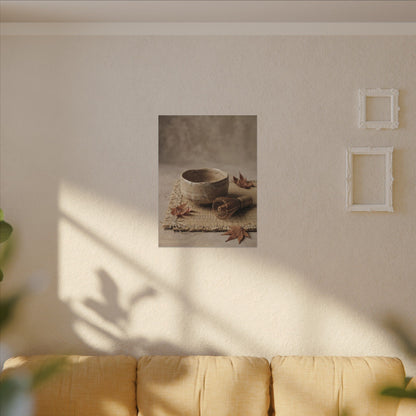 Ma Tea Ceremony Canvas Art - Japandi Texture