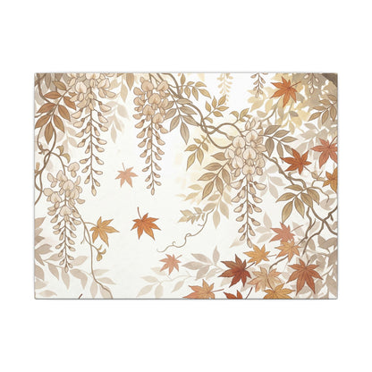 Shibui Wisteria Canvas Art - Japandi Japanese Pattern Art Print