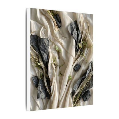 Spring Silk Drape Texture Canvas Art | Warm Decor