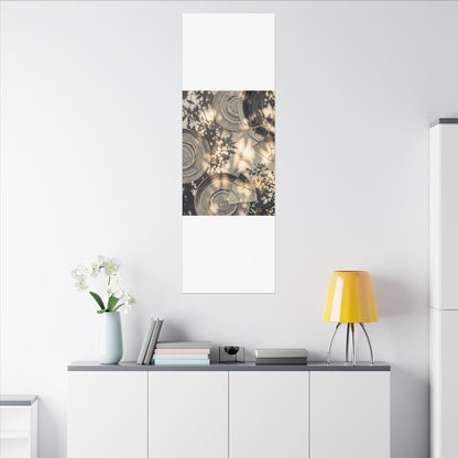 Healing Water Ripple Canvas Art - Gold Vein Kintsugi