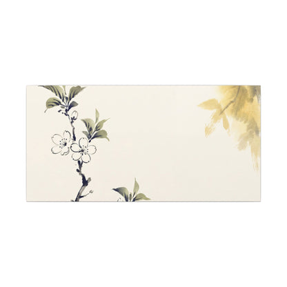 Kanso Cherry Blossom Canvas Art - Zen Sumi E