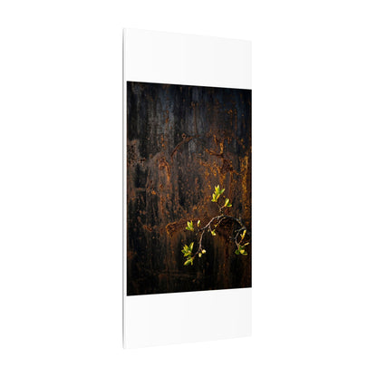 Golden Hour Rust Patina Canvas Art - Dark Japandi Fukinsei