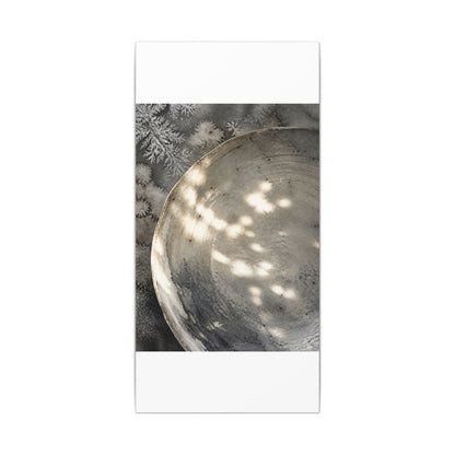 Ceramic Bowl Watercolor Canvas Art | Warm Japandi Art