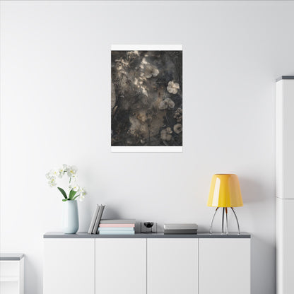 Winter Dried Flowers Texture Canvas Art | Elegant Decor