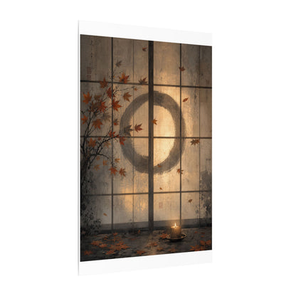 Shoji Screen Texture Canvas Art | Earthy Japandi Art