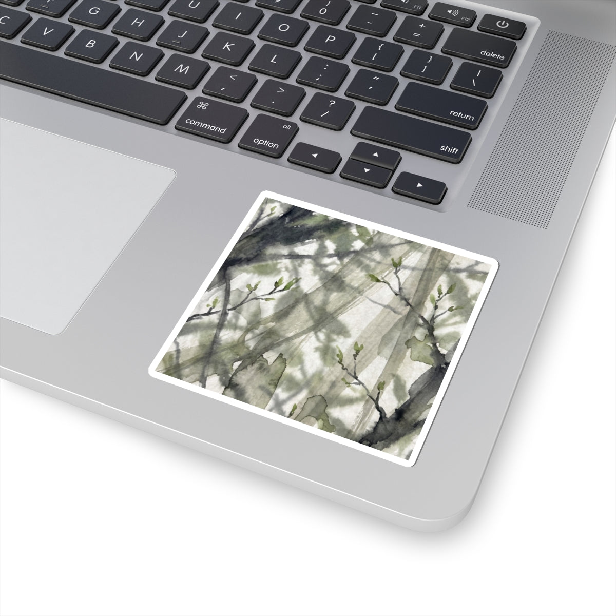 Shoji Screen Watercolor Sticker | Cozy Japandi Art